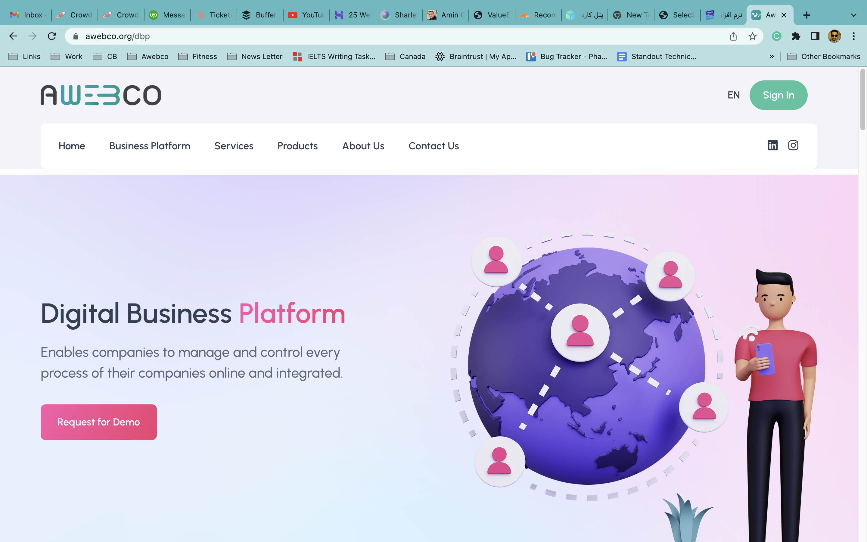 Creating a Digital Business Platform: AWEBCO